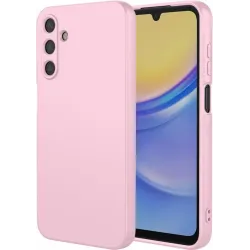 Phonesta Soft Silk Silikon Back Cover Hülle für Samsung Galaxy A36 - Rosa