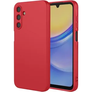 Phonesta Soft Silk Silikon Back Cover Hülle für Samsung Galaxy A56 - Rot