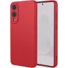 Phonesta Soft Silk Silikon Back Cover Hülle für Samsung Galaxy S25 Edge - Rot