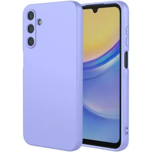 Phonesta Soft Silk Silikon Back Cover Hülle für Samsung Galaxy S25/S24 - Lila