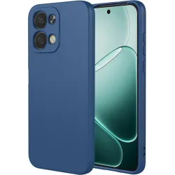 Phonesta Soft Silk Silikon Back Cover Hülle für Oppo A6 Pro - Dunkelblau