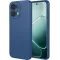 Phonesta Soft Silk Silikon Back Cover Hülle für Oppo A6 Pro - Dunkelblau