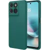 Phonesta Soft Silk Silikon Back Cover Hülle für Motorola Moto G57 Power - Dunkelgrün