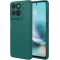 Phonesta Soft Silk Silikon Back Cover Hülle für Motorola Moto G57 Power - Dunkelgrün