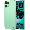 Phonesta Soft Silk Silikon Back Cover Hülle für Nothing Phone (3a) Lite - Matcha Grün