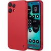 Phonesta Soft Silk Silikon Back Cover Hülle für Nothing Phone (3a) Lite - Rot