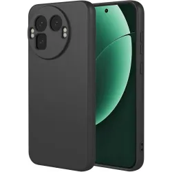 Phonesta Soft Silk Silikon Back Cover Hülle für Realme GT 8 Pro - Schwarz
