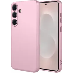 Phonesta Soft Silk Silikon Back Cover Hülle für Samsung Galaxy S26 - Rosa