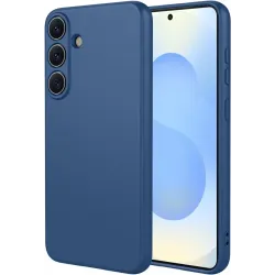 Phonesta Soft Silk Silikon Back Cover Hülle für Samsung Galaxy S26 Plus - Dunkelblau