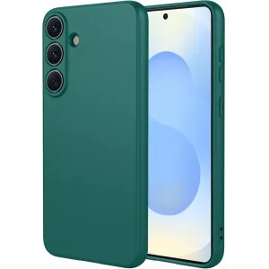 Phonesta Soft Silk Silikon Back Cover Hülle für Samsung Galaxy S26 Plus - Dunkelgrün