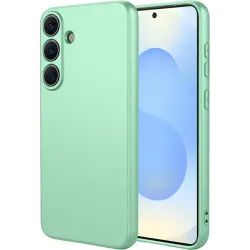 Phonesta Soft Silk Silikon Back Cover Hülle für Samsung Galaxy S26 Plus - Matcha Grün