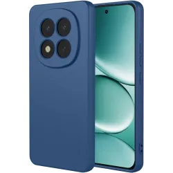 Phonesta Soft Silk Silikon Back Cover Hülle für Xiaomi Redmi Note 15 Pro 5G - Dunkelblau