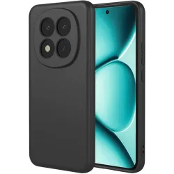 Phonesta Soft Silk Silikon Back Cover Hülle für Xiaomi Redmi Note 15 Pro Plus / Xiaomi Poco M8 Pro - Schwarz