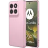 Phonesta Soft Silk Silikon Back Cover Hülle für Motorola Edge 70 - Rosa
