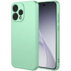 Phonesta Soft Silk Silikon Back Cover Hülle für Oppo Reno15 - Matcha Grün
