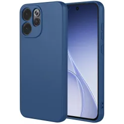 Phonesta Soft Silk Silikon Back Cover Hülle für Oppo Reno15 F/FS - Dunkelblau