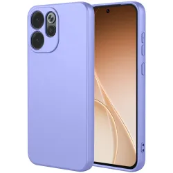 Phonesta Soft Silk Silikon Back Cover Hülle für Oppo Reno15 Pro Max - Lila