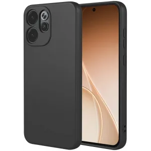 Phonesta Soft Silk Silikon Back Cover Hülle für Oppo Reno15 Pro Max - Schwarz