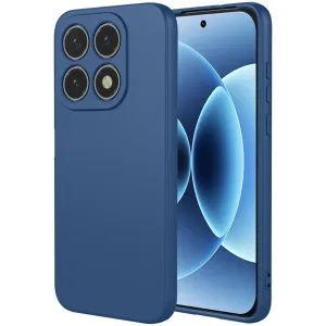 Phonesta Soft Silk Silikon Back Cover Hülle für Xiaomi 17 - Dunkelblau
