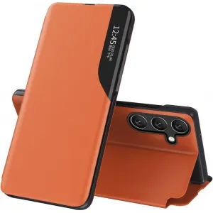 Phonesta Smart Side View Book Klapphülle für Samsung Galaxy A35 - Orange