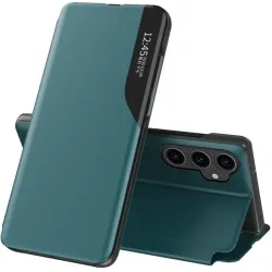 Phonesta Smart Side View Book Klapphülle für Samsung Galaxy S23 FE/S23 Plus - Grün