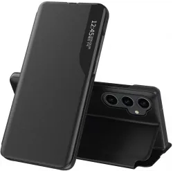 Phonesta Smart Side View Book Klapphülle für Samsung Galaxy S23 FE/S23 Plus - Schwarz