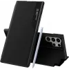 Phonesta Smart Side View Book Klapphülle für Samsung Galaxy S25 Ultra - Schwarz 0