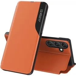 Phonesta Smart Side View Book Klapphülle für Samsung Galaxy A36/A56 - Orange
