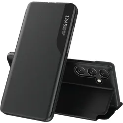 Phonesta Smart Side View Book Klapphülle für Samsung Galaxy A36/A56 - Schwarz