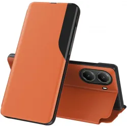 Phonesta Smart Side View Book Klapphülle für Xiaomi Poco X7 Pro - Orange