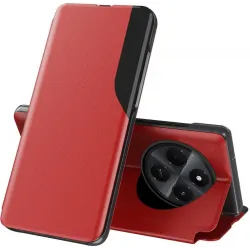 Phonesta Smart Side View Book Klapphülle für Xiaomi Redmi 14C / Xiaomi Poco C75 - Rot