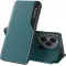 Phonesta Smart Side View Book Klapphülle für HONOR 400 Pro - Grün
