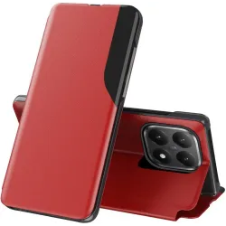 Phonesta Smart Side View Book Klapphülle für Xiaomi 15T - Rot