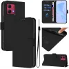 Phonesta Soft Skin Book Wallet Klapphülle für Motorola Moto G84 - Schwarz 2