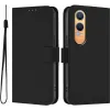Phonesta Soft Skin Book Wallet Klapphülle für OnePlus Nord CE 4 Lite - Schwarz