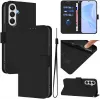 Phonesta Soft Skin Book Wallet Klapphülle für Samsung Galaxy A25 - Schwarz 2