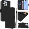 Phonesta Soft Skin Book Wallet Klapphülle für Apple iPhone 15 Pro Max - Schwarz 1
