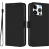 Phonesta Soft Skin Book Wallet Klapphülle für Apple iPhone 16 Pro - Schwarz 0