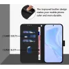 Phonesta Soft Skin Book Wallet Klapphülle für Xiaomi 14T - Schwarz 3