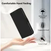 Phonesta Soft Skin Book Wallet Klapphülle für Xiaomi Poco X6 Pro - Schwarz 4