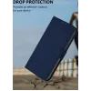 Phonesta Soft Skin Book Wallet Klapphülle für Xiaomi Redmi Note 14 Pro 4G - Dunkelblau 6