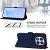 Phonesta Soft Skin Book Wallet Klapphülle für Xiaomi Redmi Note 14 Pro 5G/14 Pro Plus / Xiaomi Poco X7 - Dunkelblau 2