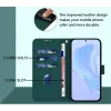 Phonesta Soft Skin Book Wallet Klapphülle für Xiaomi Redmi Note 14 Pro 5G/14 Pro Plus / Xiaomi Poco X7 - Dunkelgrün 3