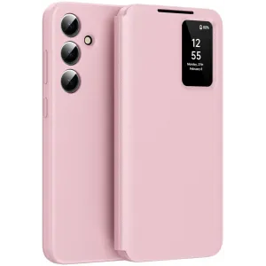 Phonesta Smart Window Book Wallet Klapphülle für Samsung Galaxy S25 - Rosa