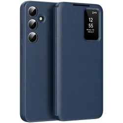 Phonesta Smart Window Book Wallet Klapphülle für Samsung Galaxy S24 Plus - Dunkelblau