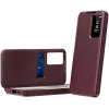 Phonesta Smart Window Book Wallet Klapphülle für Samsung Galaxy A36/A56 - Bordeaux 2