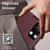 Phonesta Smart Window Book Wallet Klapphülle für Samsung Galaxy S25 Edge - Bordeaux 6