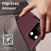 Phonesta Smart Window Book Wallet Klapphülle für Samsung Galaxy S25 FE - Bordeaux 6