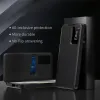 Phonesta Smart Window Book Wallet Klapphülle für Samsung Galaxy S25 FE - Schwarz 2