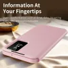 Phonesta Smart Window Book Wallet Klapphülle für Samsung Galaxy A37 - Rosa 3